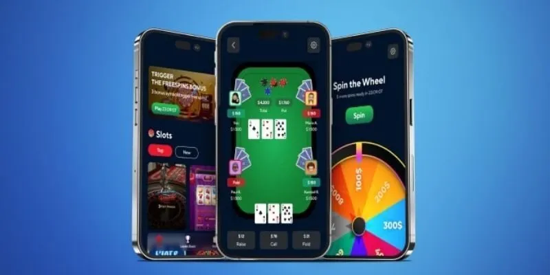 Giao diện tải app trên di động